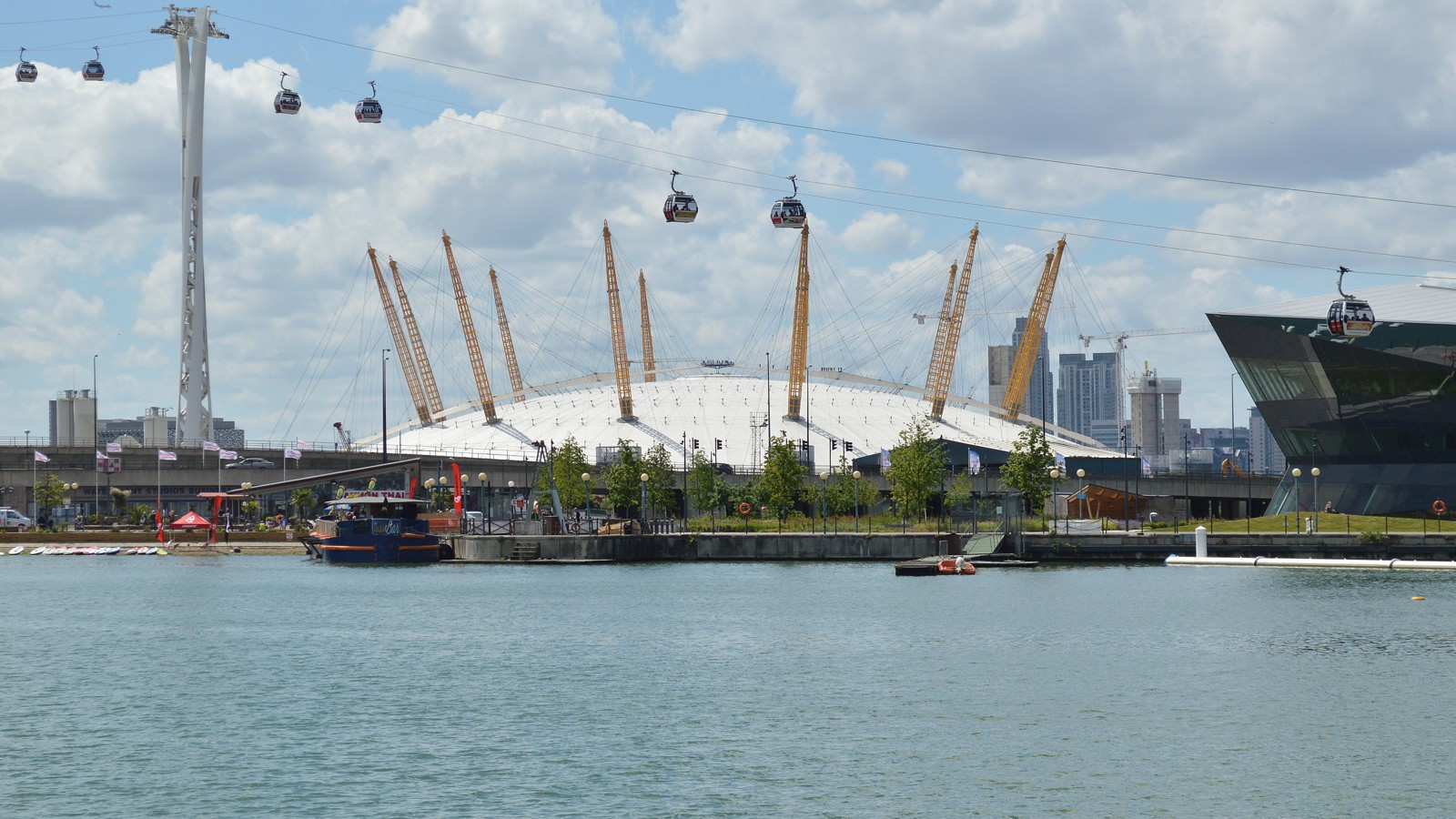 The O2 exterior in London, venue for Ariana Grande's 2026 tour dates